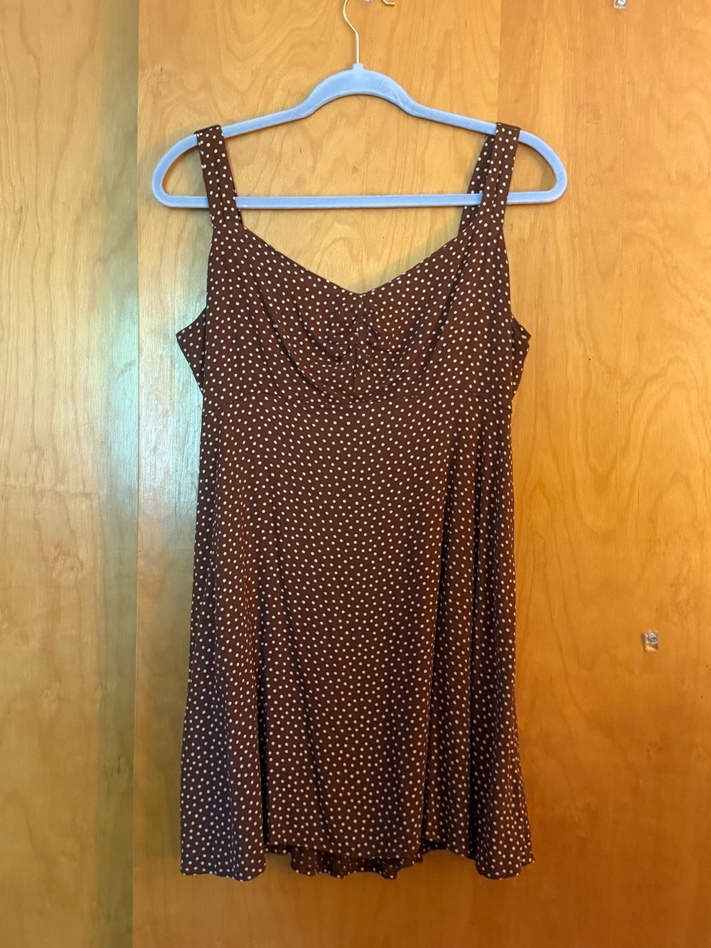 Old Navy Brown Polka Dot Sundress